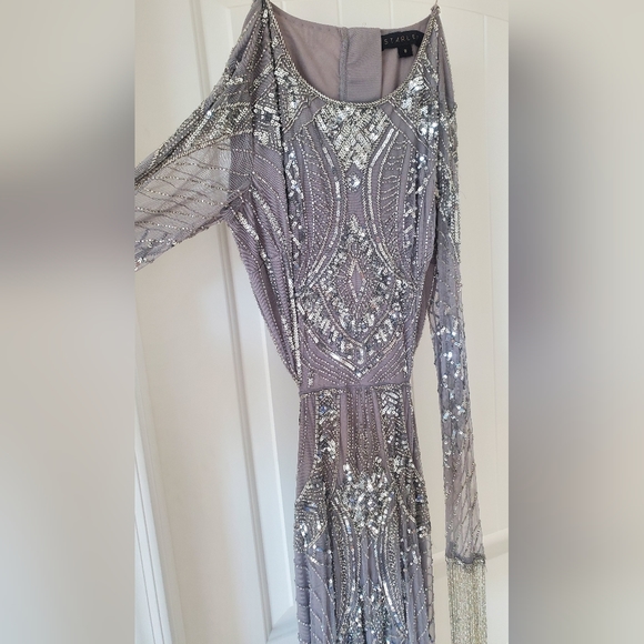 Asos Design Starlet beaded/fringe dress- US 4/AU 8 - Picture 7 of 12